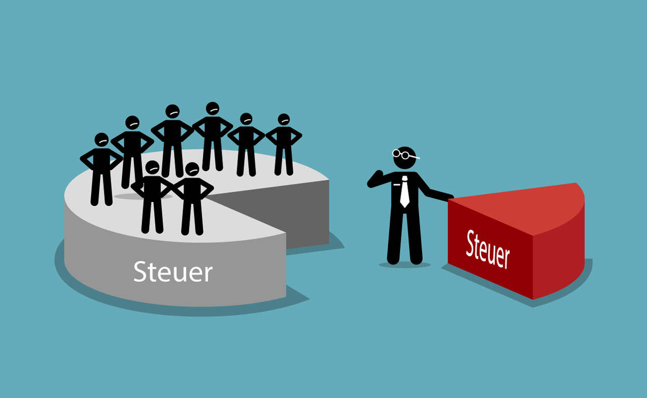 Viele Steuerzahler unzufrieden mit der Steuerlast. Wenige glückliche, die wenig Steuer zahlen.